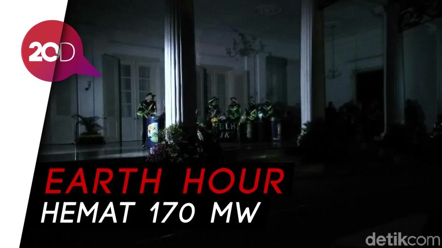 Wow! Earth Hour Malam Ini Setara Penghematan Rp 249 Juta
