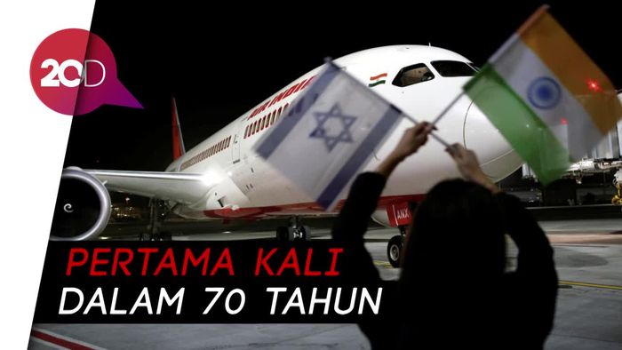 Momen Bersejarah! Pesawat Hubungkan Saudi dan Israel