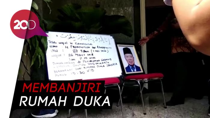 JK hingga Para Sahabat Melayat ke Rumah Duka Probosutedjo