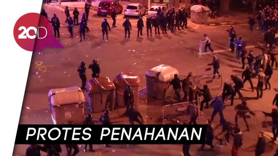 Mantan Pemimpin Ditangkap, Warga Catalunya Berontak