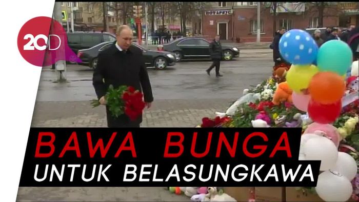 Tragedi Kebakaran Mal Bikin Putin Sedih dan Marah