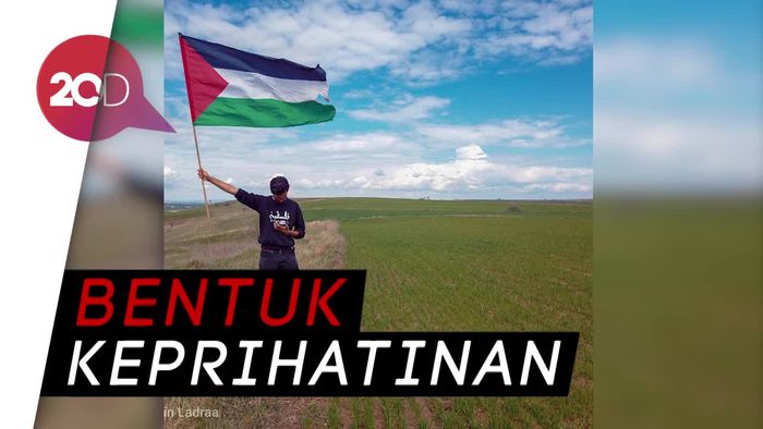 Suarakan Perdamaian, Pria Swedia Ini Jalan Kaki ke Palestina