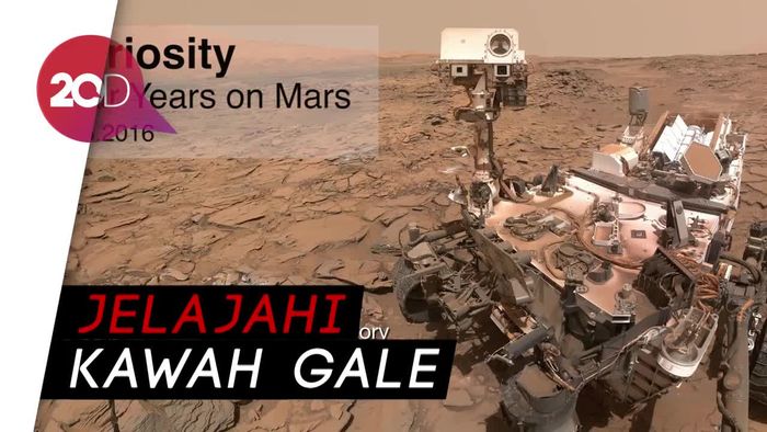 Jepretan Robot Curiosity Selama 2 Ribu Hari di Mars