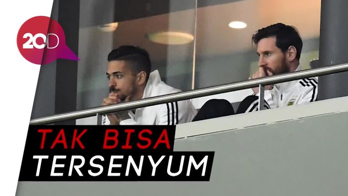 Messi Kabur Melihat Argentina Dibantai Spanyol