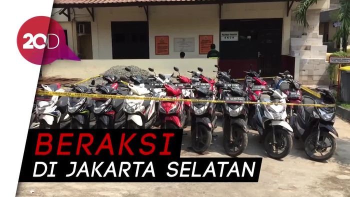 Polisi Ciduk Pelaku Curanmor yang Menggondol 18 Motor
