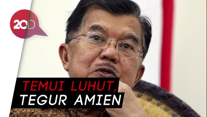 JK Angkat Bicara Konflik Luhut dan Amien Rais