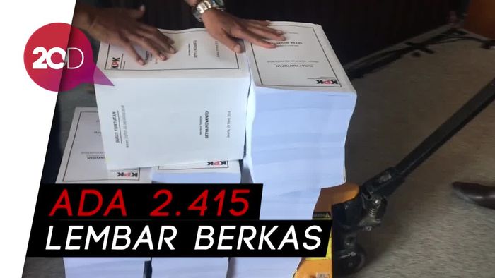 Ini Penampakan Ribuan Lembar Berkas Tuntutan Novanto