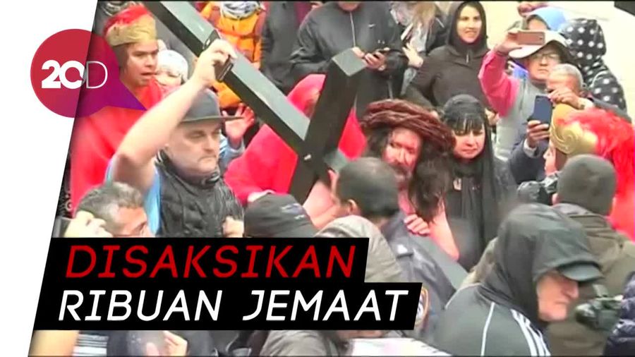 Prosesi Jalan Salib di Yerusalem Awali Perayaan Hari Paskah