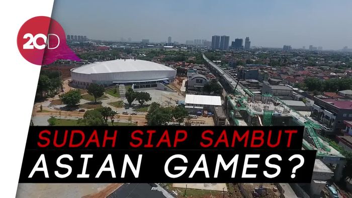 Menengok Perkembangan Proyek LRT Jakarta dari Udara