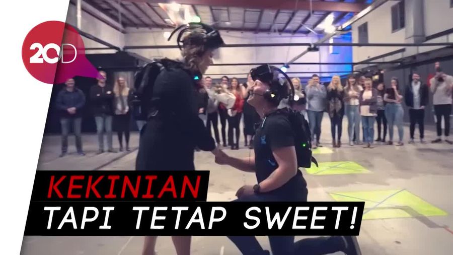 Pria Ini Lamar Kekasihnya dengan Virtual Reality
