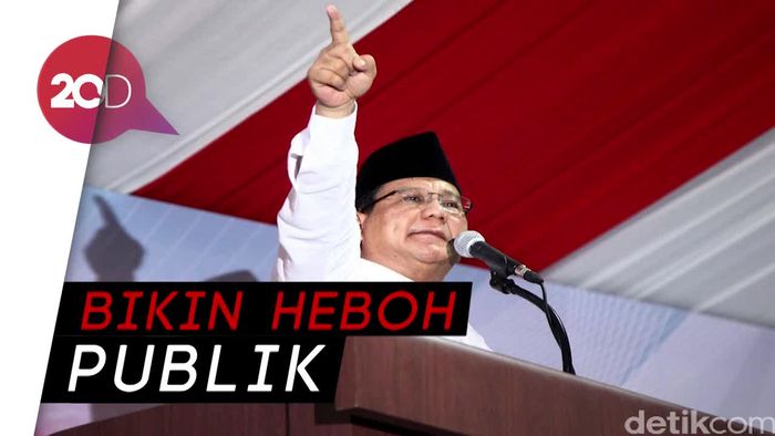 5 Ucapan Kontroversial Prabowo yang Bikin Gempar