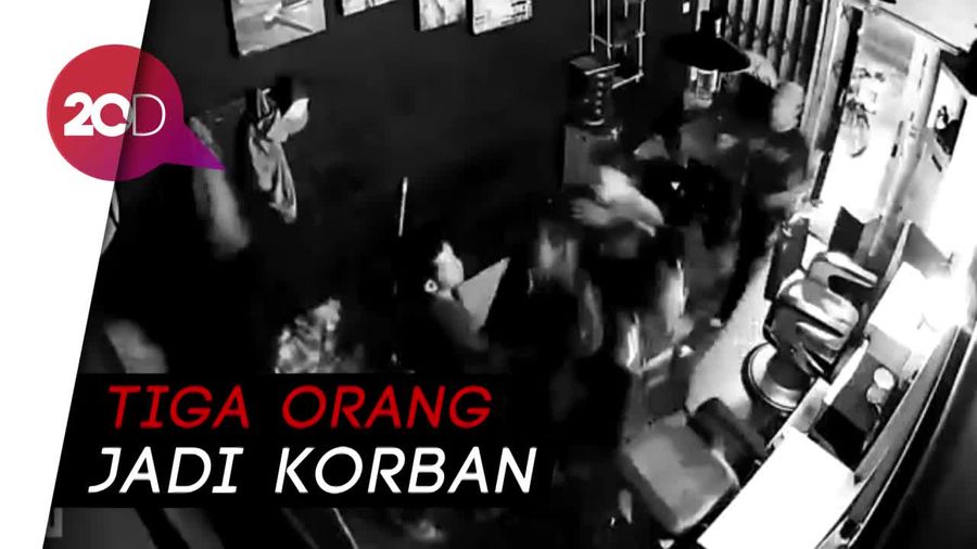 Geng Motor Pulang Pagi Serang Warkop dan Barbershop di Depok