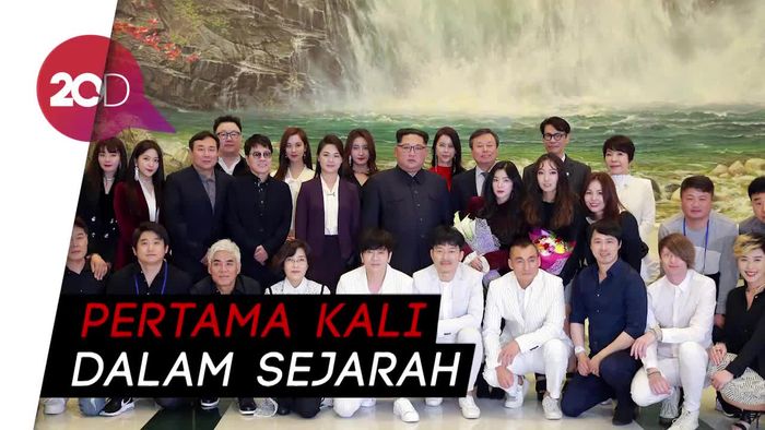 Ketika Jong-un Terpukau dengan Penampilan K-pop Korsel