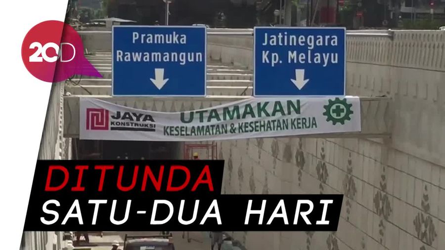 Uji Coba Underpass Matraman Ditunda, Sandi: Yang Penting Safety