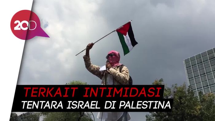 Kedubes AS Didatangi Massa Pembela Palestina