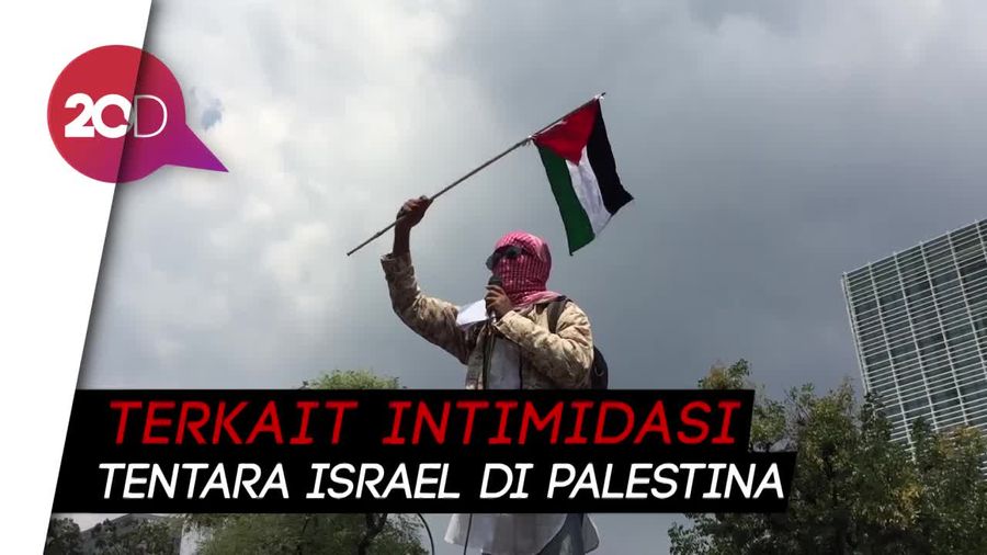 Kedubes AS Didatangi Massa Pembela Palestina