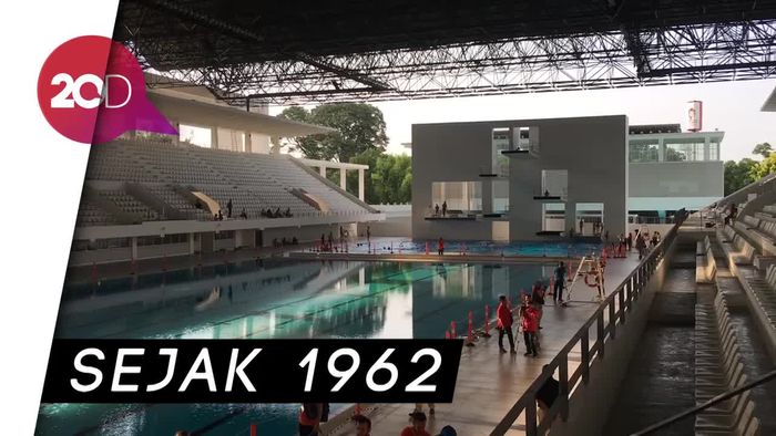 Ada Jejak Rusia di Stadion Akuatik GBK
