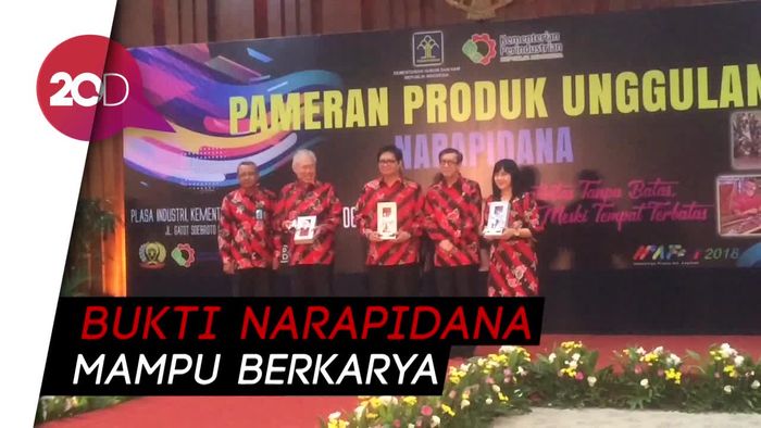 Tiga Menteri Jokowi Buka Pameran Produk Unggulan Narapidana