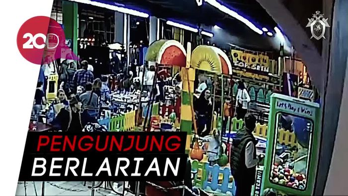 CCTV Kebakaran Maut Mal di Rusia Tewaskan 64 Orang