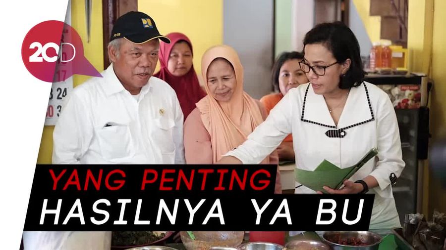 Sri Mulyani Banjir Pujian Saat Rapat di Warung Pecel
