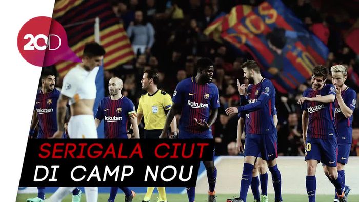 Barcelona Bantai AS Roma