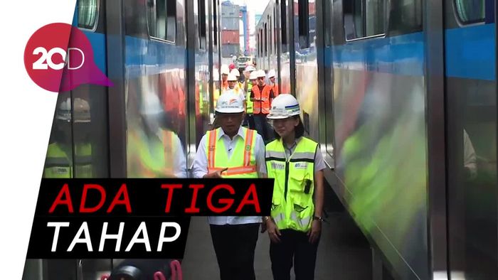 Usai Tiba, MRT Jakarta akan Lalui Serangkaian Tes