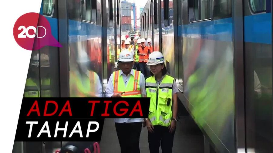 Usai Tiba, MRT Jakarta akan Lalui Serangkaian Tes