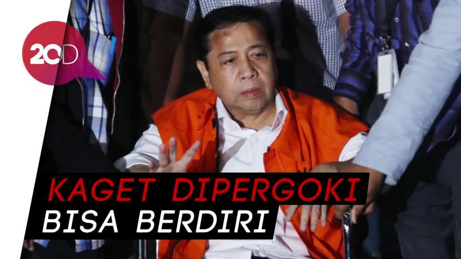 Novanto Kaget Dipergoki Perawat Bisa Berdiri Saat Dirawat