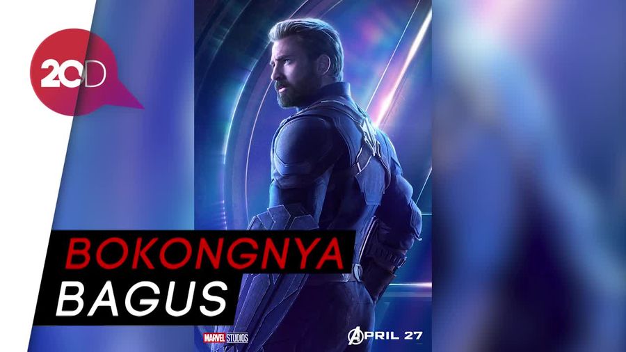 Rilis Poster Captain America di Infinity War, Fans Malah Fokus ke Bokong