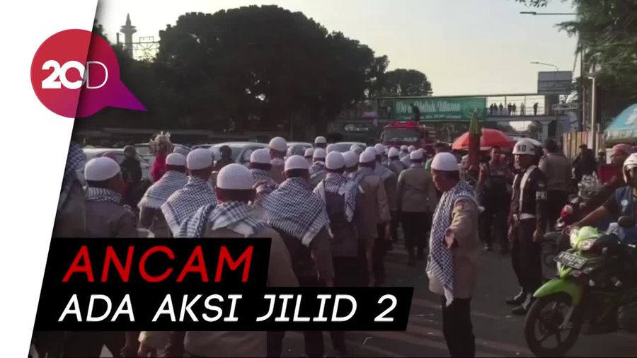 Aksi Bela Islam 64 Usai, Massa PA 212 Balik Kanan