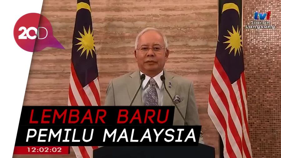 PM Najib Umumkan Pembubaran Parlemen Malaysia ke-13