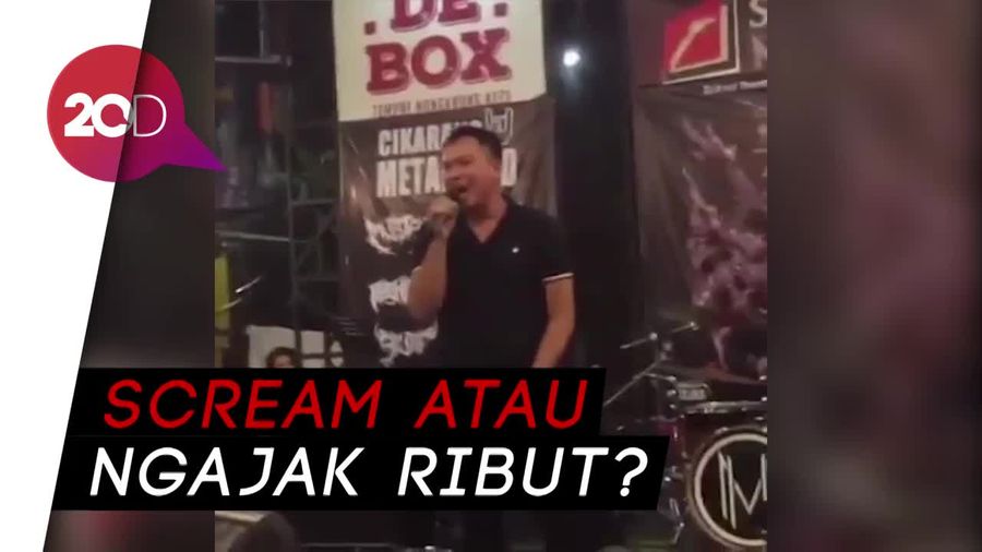 Scream di Acara Musik Metal, Vicky Prasetyo Dinyinyirin Netizen