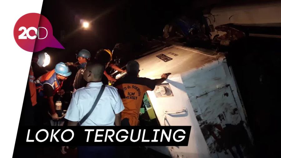 KA Sancaka Tabrakan dengan Truk di Ngawi