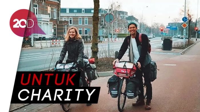 Adik Andien Naik Sepeda dari Belanda ke Jakarta