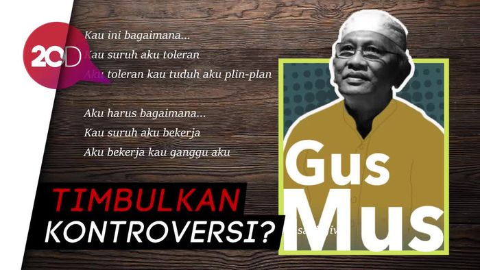 Puisi Gus Mus Disorot Usai Dibacakan Ganjar