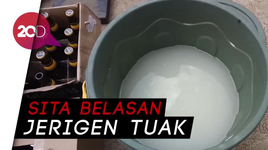 Polisi Gerebek Toko Miras di Cicalengka