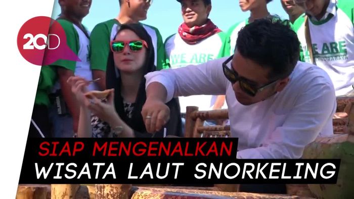Arumi Bachsin Dinobatkan Jadi Duta Wisata Snorkeling