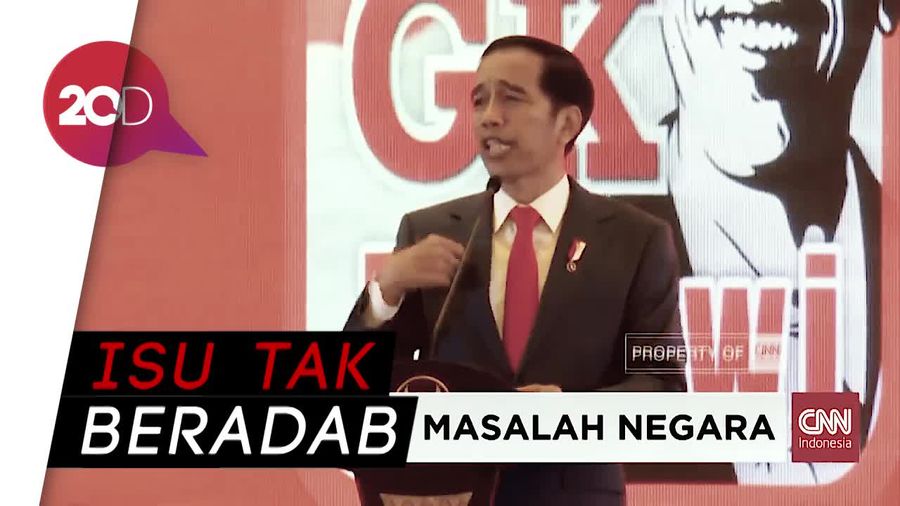 Jokowi Tepis Tudingan Dirinya Antek Asing dan PKI