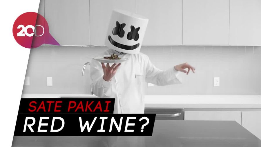 Begini Jadinya Kalau Marshmello Bikin Sate