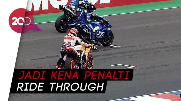 Motor Marquez Mogok Jelang Start MotoGP Argentina