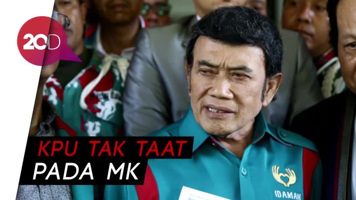 Tak Lolos Pemilu 2019, Rhoma Irama: KPU Pembangkang Konstitusi