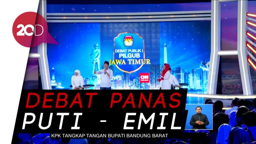 Debat Panas Paslon Cagub Jatim 2018 soal Gizi Buruk Anak