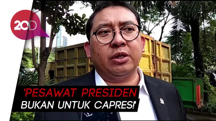 Celoteh Fadli yang Tak Setuju Jokowi Kampanye Pakai Pesawat RI-1