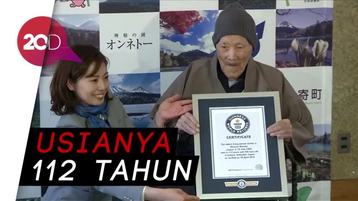 Pria Jepang Ini Jadi Manusia Tertua di Dunia