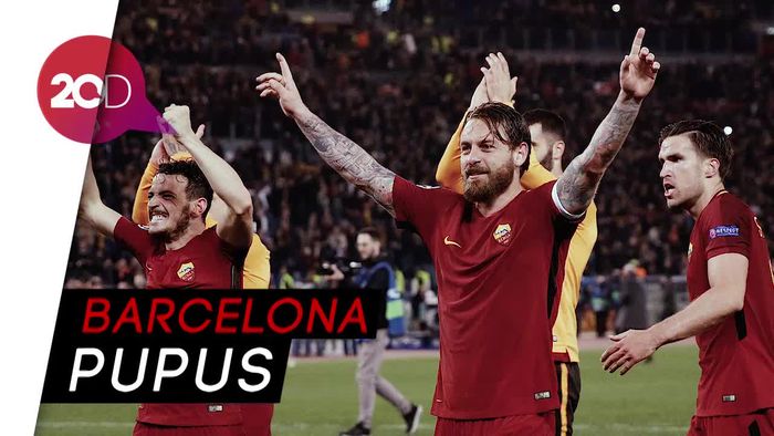 AS Roma Cabut Impian Messi Cs ke Final Liga Champions