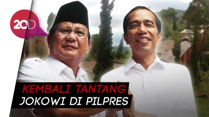 Resmi! Gerindra Usung Prabowo di Pilpres 2019