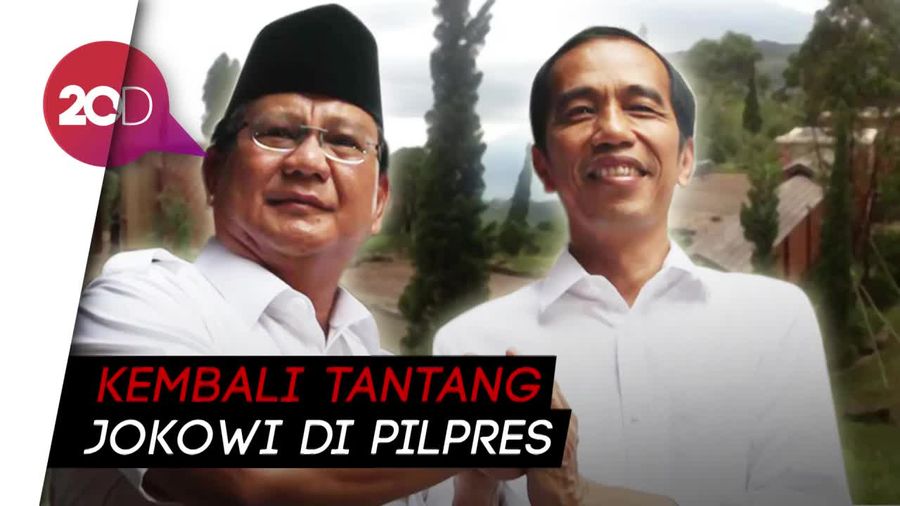 Resmi! Gerindra Usung Prabowo di Pilpres 2019