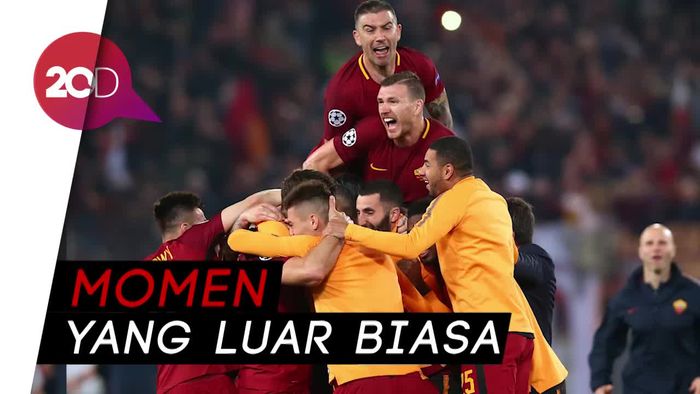 Habis Enyahkan Barca, Roma Bidik Final