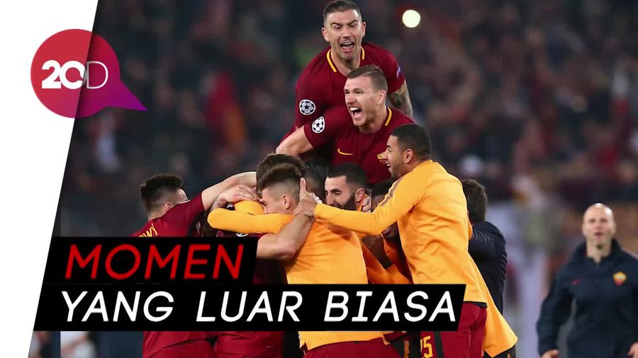 Habis Enyahkan Barca, Roma Bidik Final