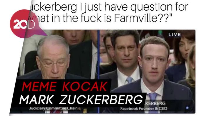 Ngakak! Ketika Ekspresi Tegang Mark Zuckerberg Dijadikan Meme